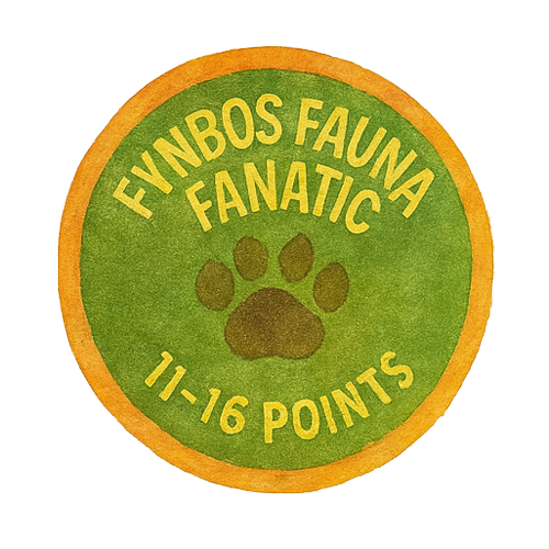 Fynbos Fauna Fanatic badge